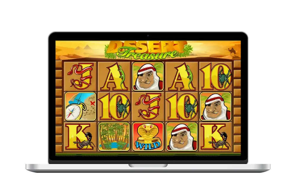 desert treasure game from Playtech