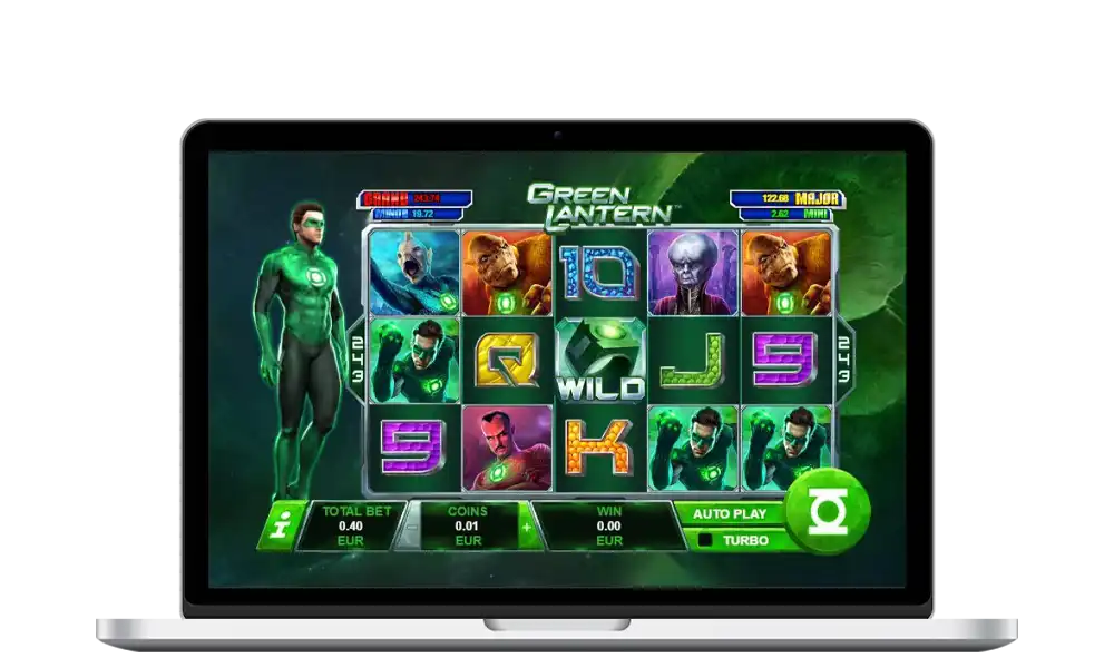 green lantern game from Playtech