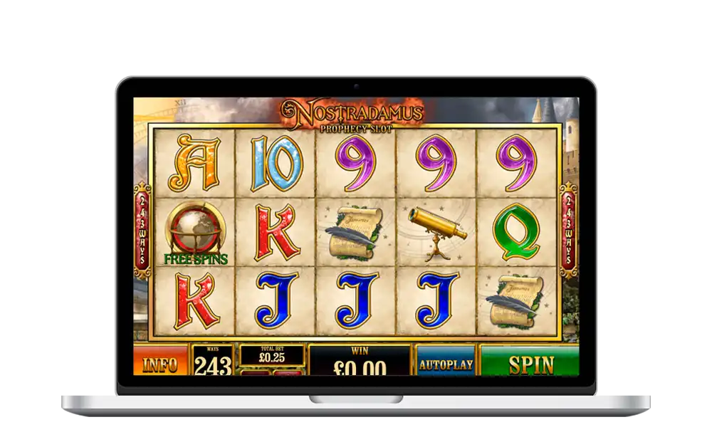 nostradamus game from Playtech